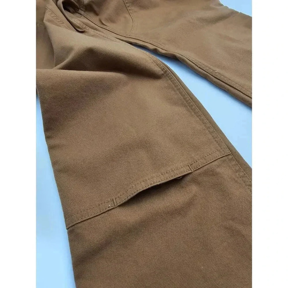 Carhartt Womens 12R Tan Rugged Flex Canvas Relaxed Fit Double Front Pants NWT - Picture 11 of 11